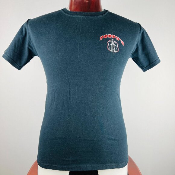 Poopy's Work Sucks Lets Ride Savanna Illinois Small T-Shirt Shirt - Picture 1 of 5